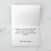 エアフォースありがとうMacアーサー引用文カード カード (内部)