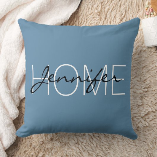 エアフォースブルーカラーホームモノグラム クッション (ブランケット)