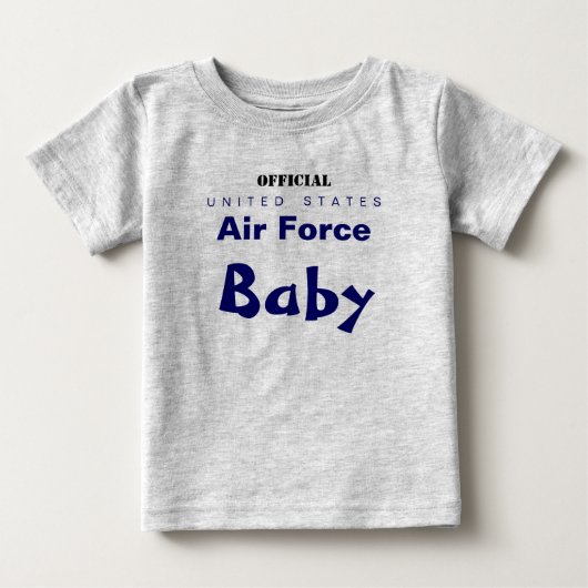 エアフォースベビー ベビーTシャツ (正面)