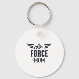 エアフォースマムボタンキーチェーン キーホルダー