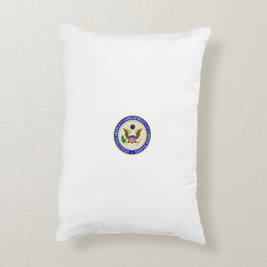 エアフォースワンエグゼクティブベッドピロー アクセントクッション (裏面(縦))