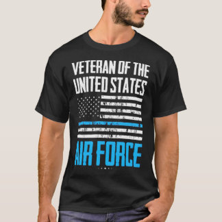 エアフォース米国旗ブルーブランドマスタング Tシャツ