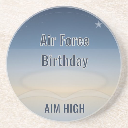 エアフォース誕生日コースター Aim High コースター (正面)