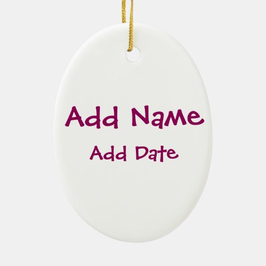 エアフォース迷彩柄ブラックヘア セラミックオーナメント (裏面)