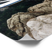 エアフォース1オーバー飛んでいる山ラッシュモア ポスター (角)