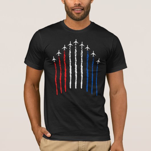 エアフォース フライオーバー 7月4日 Tシャツ (正面)