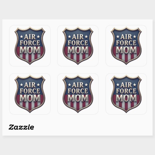エアフォース (USAF) ママ スクエアシール (シート)