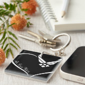 エアフォースMomキーチェーン キーホルダー (正面右)