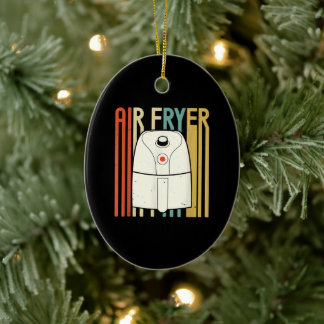 エアフライヤーマスター調理師食品|レトロチキン セラミックオーナメント