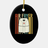 エアフライヤーマスター調理師食品|レトロチキン セラミックオーナメント (正面)