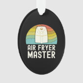 エアフライヤーマスター調理師|フードラバーグルメ オーナメント (正面)