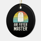 エアフライヤーマスター調理師|フードラバーグルメ セラミックオーナメント (左)
