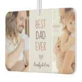 エアフレッシュパーソナライズされたナー – 最高のパパ・エバー カーエアーフレッシュナー (左)