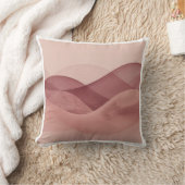 エアフロー トレース ライン キネティック ミニマリスト パターン クッション (ブランケット)