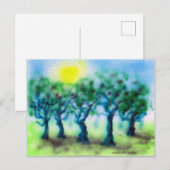 エアブラシの木…マークエドワード西野 ポストカード (正面/裏面)