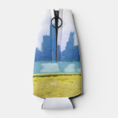 エアブラシシカゴ超高層ビル ボトルクーラー (裏面)