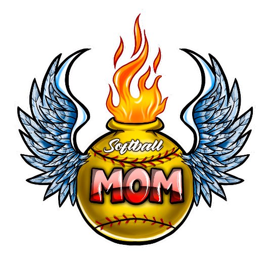 エアブラシファストピッチソフトボール翼Tシャツ Tシャツ