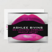 エアブラシメーキャップアーティストはがき ポストカード (正面/裏面)