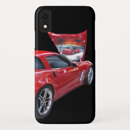 エアブラシ付き車 Case-Mate iPhoneケース (裏面)