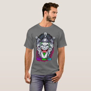 エアブラシ落書きスプレー缶Tシャツ Tシャツ