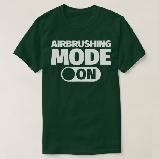 エアブラッシングモードをオン Tシャツ (デザイン正面)