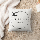 エアプランモード、旅行、ミニマリスト、航空 クッション (ブランケット)