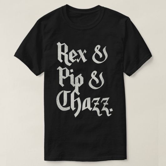 エアヘッド名レックスPipとChazz Tシャツ (デザイン正面)