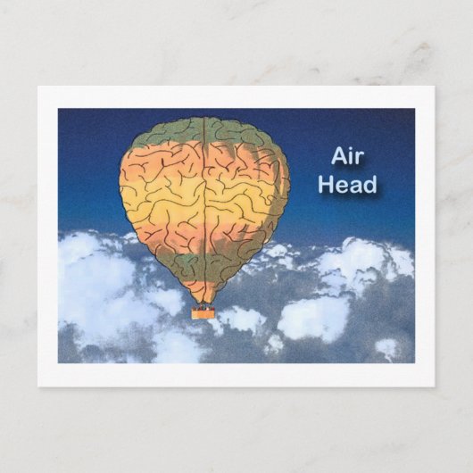 エアヘッド：気球 ポストカード (正面)