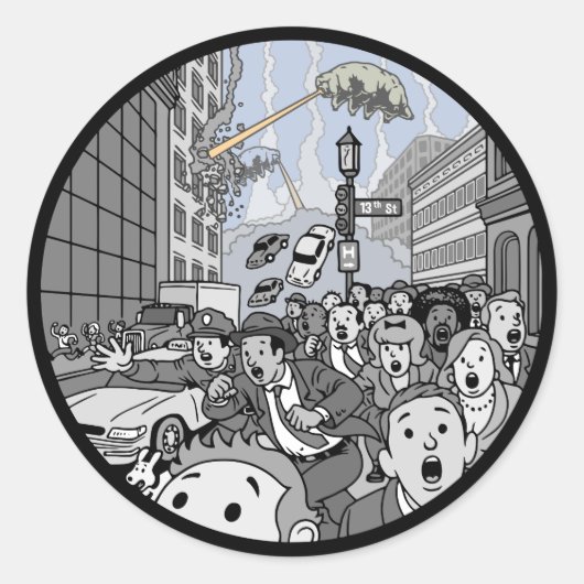 エアベアーアタック! ラウンドシール (正面)