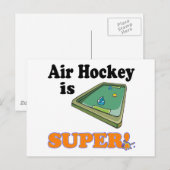 エアホッケーすごいは ポストカード (正面/裏面)