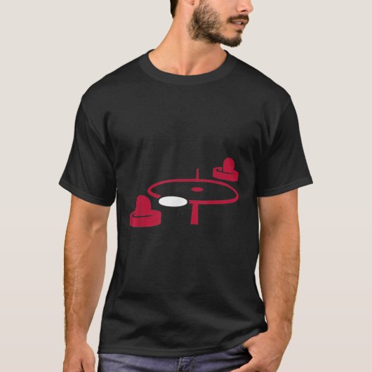 エアホッケーTシャツ.png Tシャツ (正面)