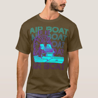 エアボートエアボートエアボート用ファンボートレトロエアボート Tシャツ