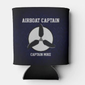 エアボートキャプテン名ビールクール追加 缶クーラー (裏面)