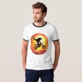 エアボーン - ビッグフット モトクロス サンセット Tシャツ (正面フル)