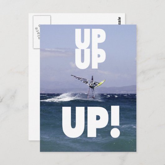 エアポストカードのウィンドサーファー ポストカード (正面/裏面)