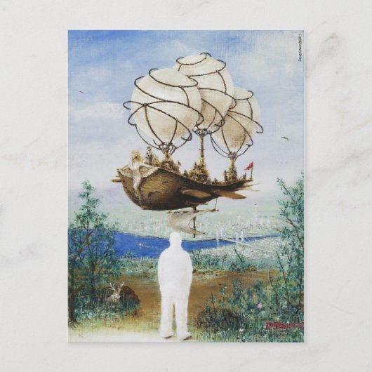 エアポストカードより軽い ポストカード (正面)