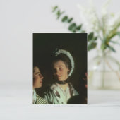 エアポンプでの鳥に対する実験, 1768 ポストカード (スタンド正面)