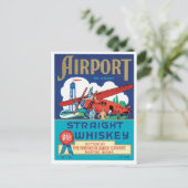 エアポートストレートウィスキーボストンマサチューセッツクール州 ポストカード (スタンド正面)