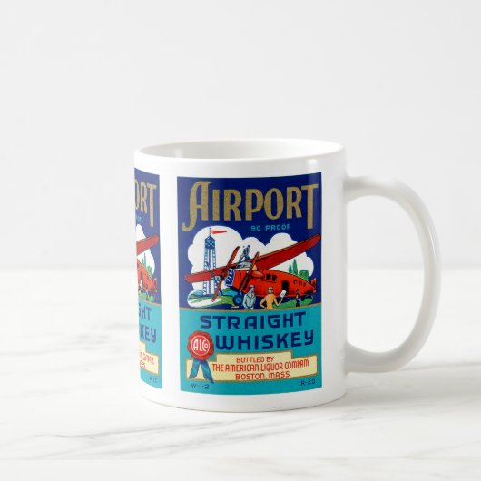 エアポートストレートウイスキー コーヒーマグカップ (右)