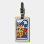 エアポートトレイエステティックカスタム ラゲッジタグ (正面縦)