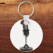 エアマイクでヴィンテージ キーホルダー (正面)