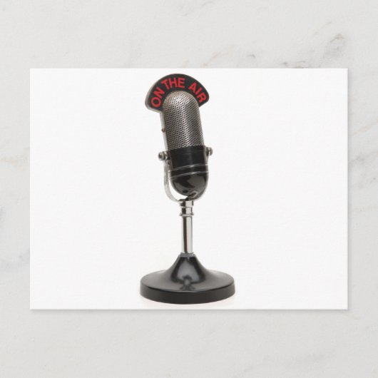 エアマイクでヴィンテージ ポストカード (正面)