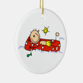 エアマットレスのリラックス セラミックオーナメント (右)