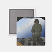 エアマンはメキシコ湾の海を観察する マグネット (正面/裏面)