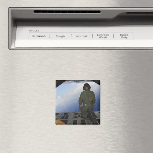 エアマンはメキシコ湾の海を観察する マグネット (インサイチュ (食洗機))