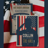 エアマン素朴軍隊行く遠くに送別パーティー 招待状