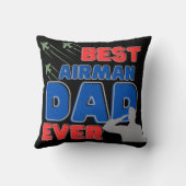 エアマ最高のンパパエバーファーズデイ装飾用クッション クッション (裏面)