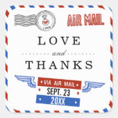 エアメモダンール結婚コレクション スクエアシール (正面)