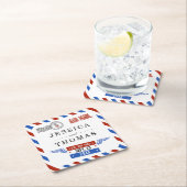 エアメモダンール結婚コレクション スクエアペーパーコースター (インサイチュ)