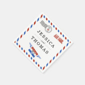 エアメモダンール結婚コレクション スタンダードカクテルナプキン (角)